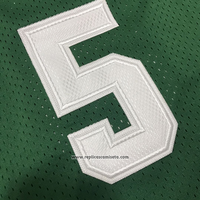 Camiseta Boston Celtics Kevin Garnett #5 Hardwood Classics Throwback Verde